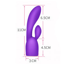 Load image into Gallery viewer, Dual Pleasure &amp; Pentration Mini Wand Attachment Set (Pack of 2)