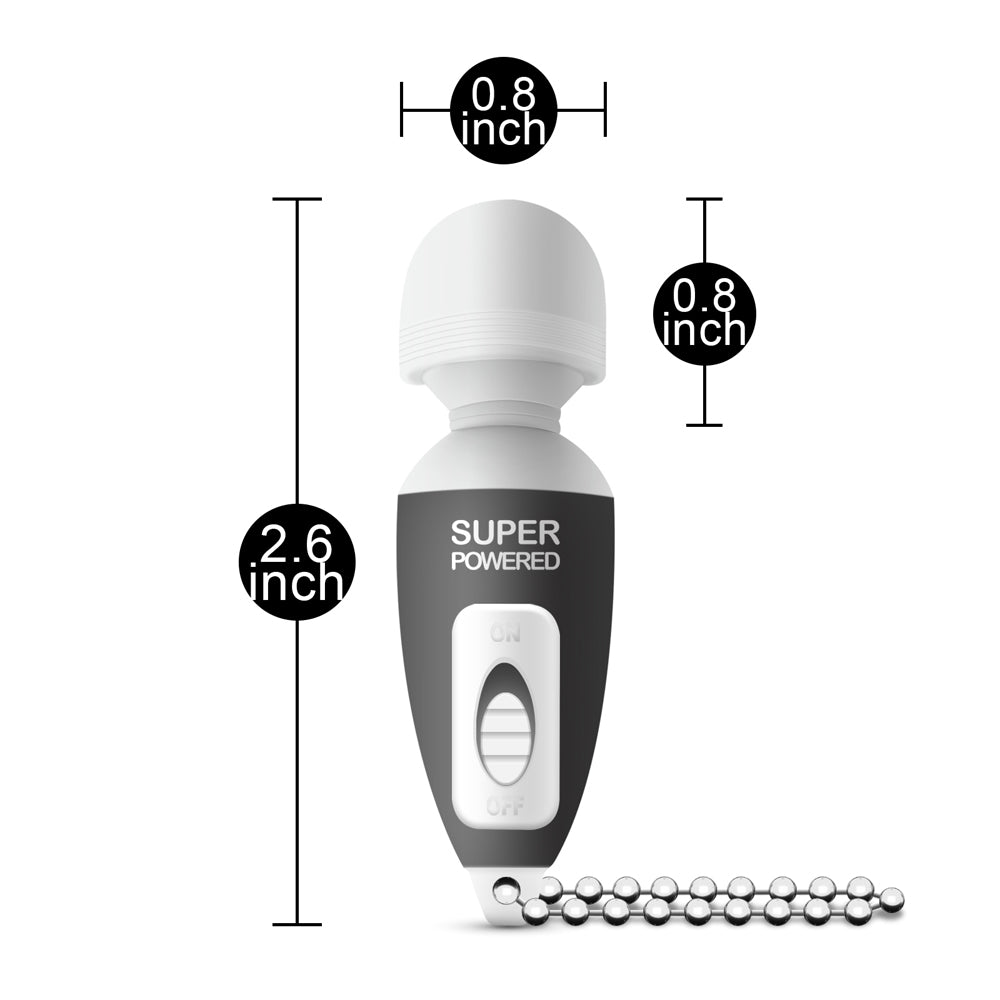 Micro Massage Wand Vibrator with Ball Chain