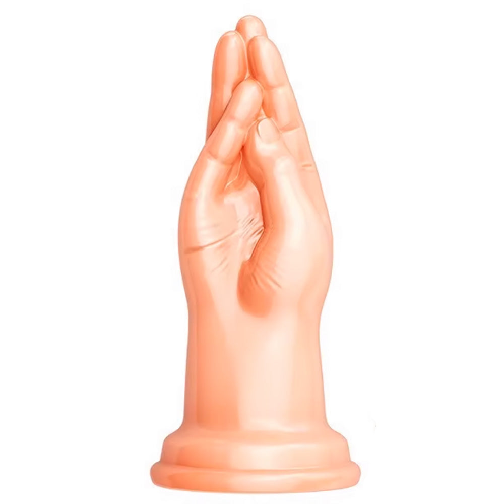 Hollow Fisting Hand Suction Cup Dildo 6 inch