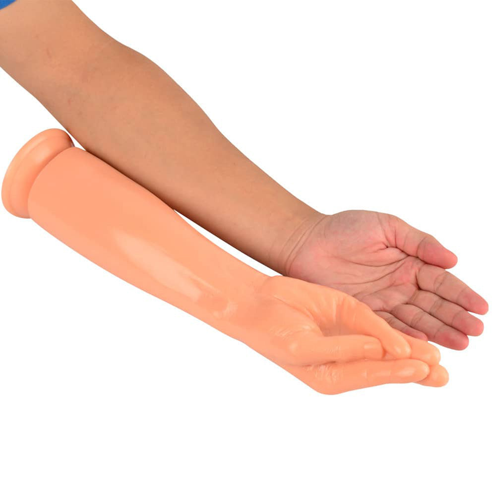 15" Tapered Fingers Fisting Hand & Forearm Dildo