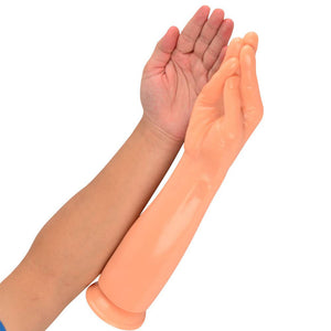 15" Tapered Fingers Fisting Hand & Forearm Dildo
