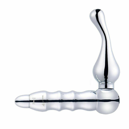 L Shaped Metal Vibrating Prostate Massager