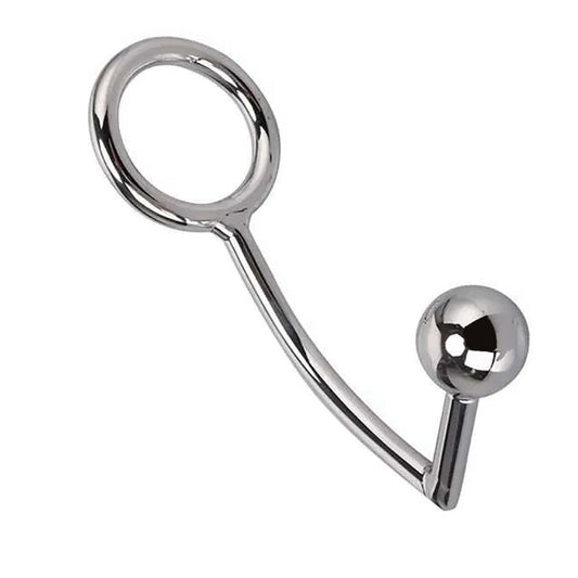Metal Penis Ring & 1 Ball Anal Plug