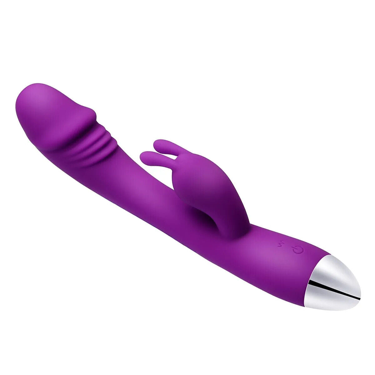 Realistic Curved Penis Rabbit Vibrator, 8 Function