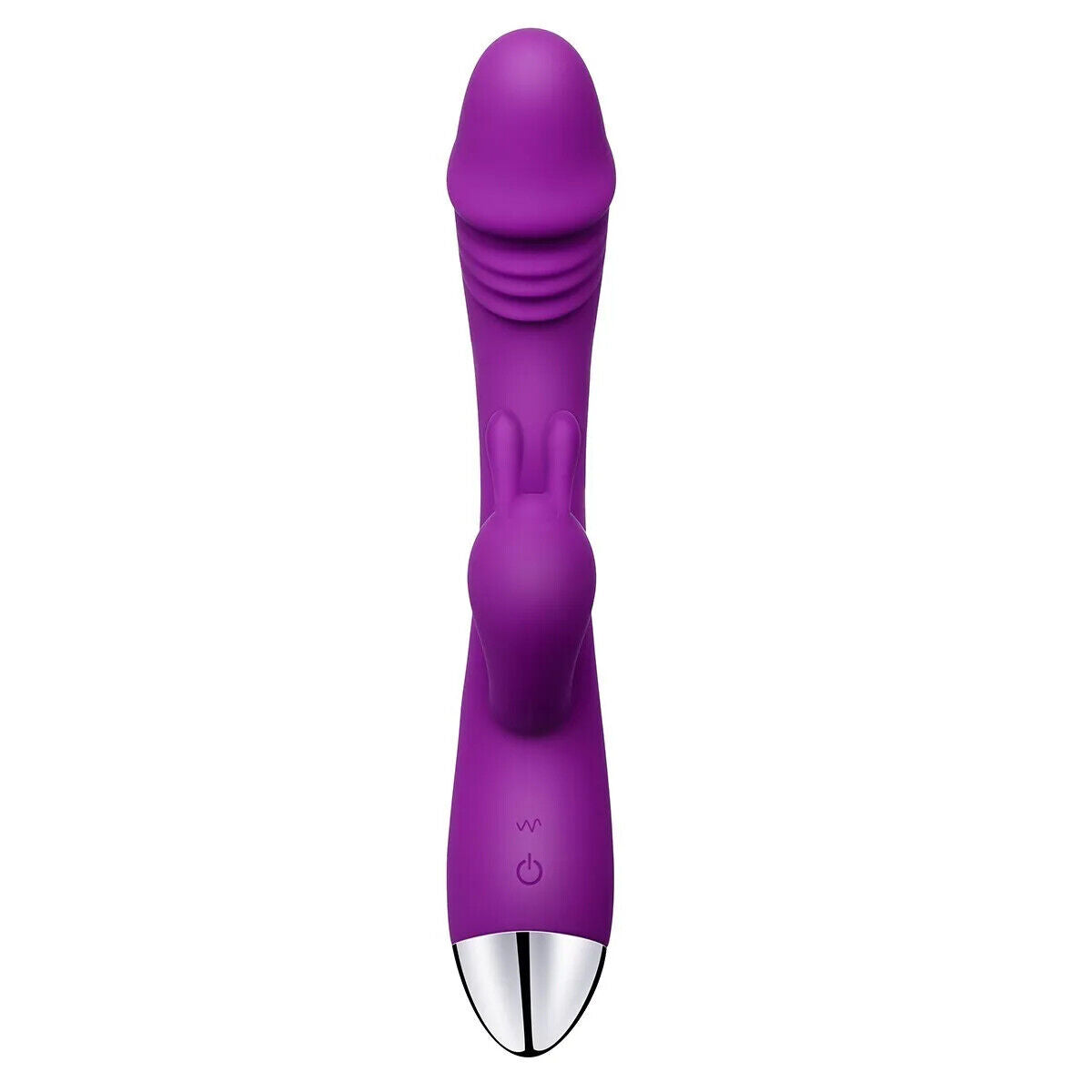 Realistic Curved Penis Rabbit Vibrator, 8 Function