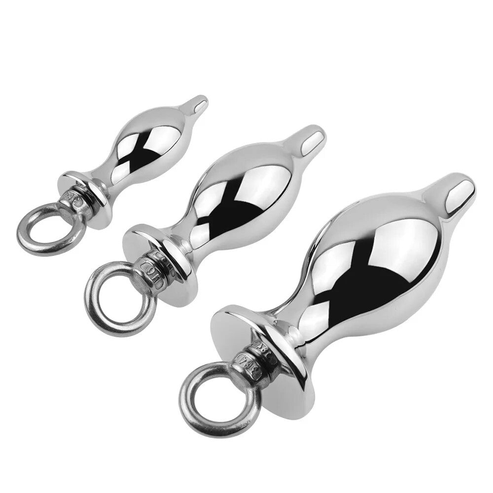Weighted Butt Plug with Removable Pull Ring honeypleasures Weighted Butt Plug with Removable Pull Ring honeypleasures