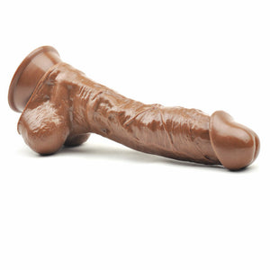 Sunction Cup Realistic Dildo with Balls 10 inch