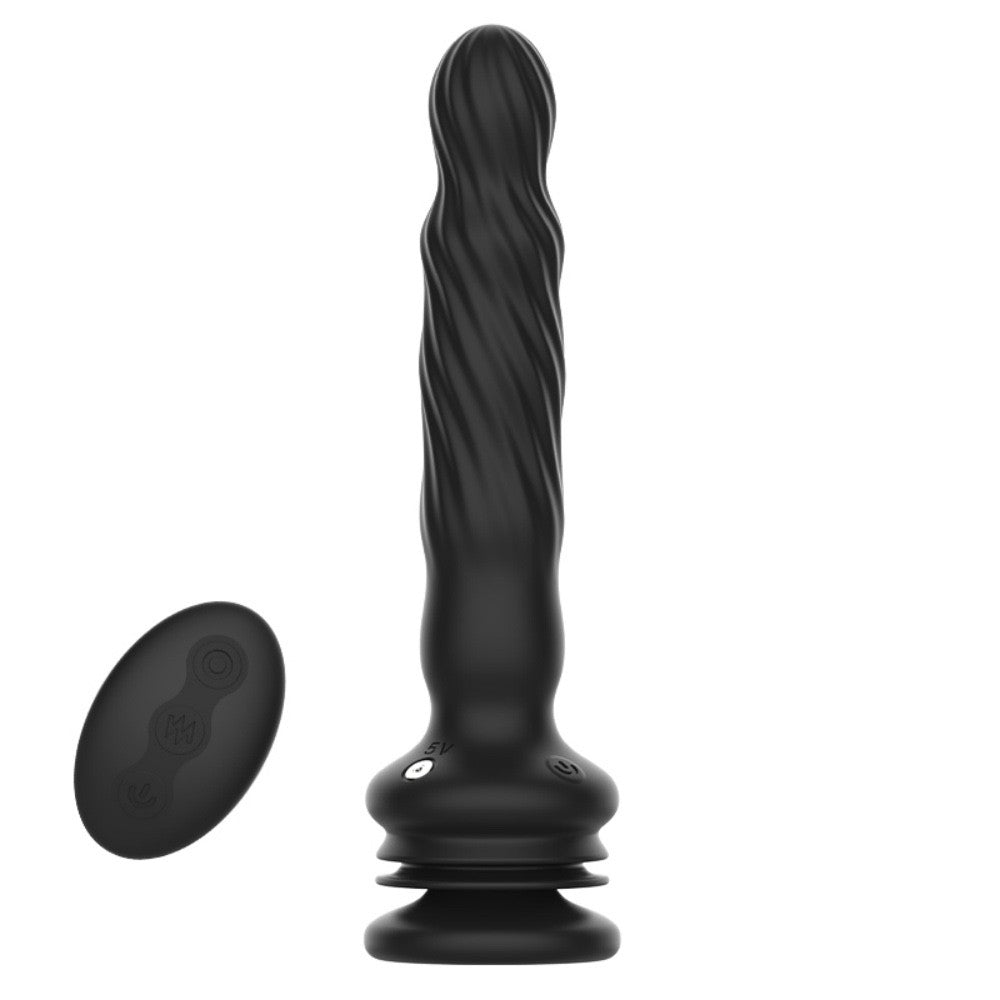 Remote Control Rechargeable Wriggling Anal Vibrator, 7 Function