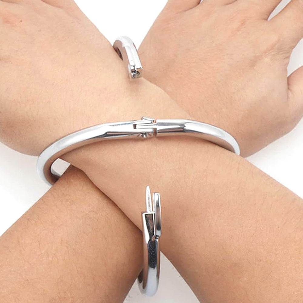 Ellipse Crossover Steel Handcuffs