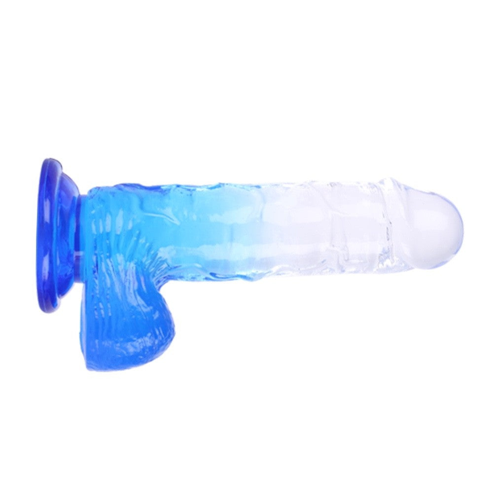 Realistic Gradient Suction Cup Dildo 8 inch