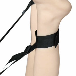 Open Legs Restraint with Plush Neck & Ankle Cuffs for Spread Eagle Sex Position