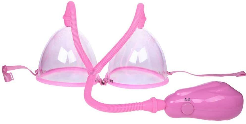 Twin Cup Breast Enlarger Pump with Electric Grip