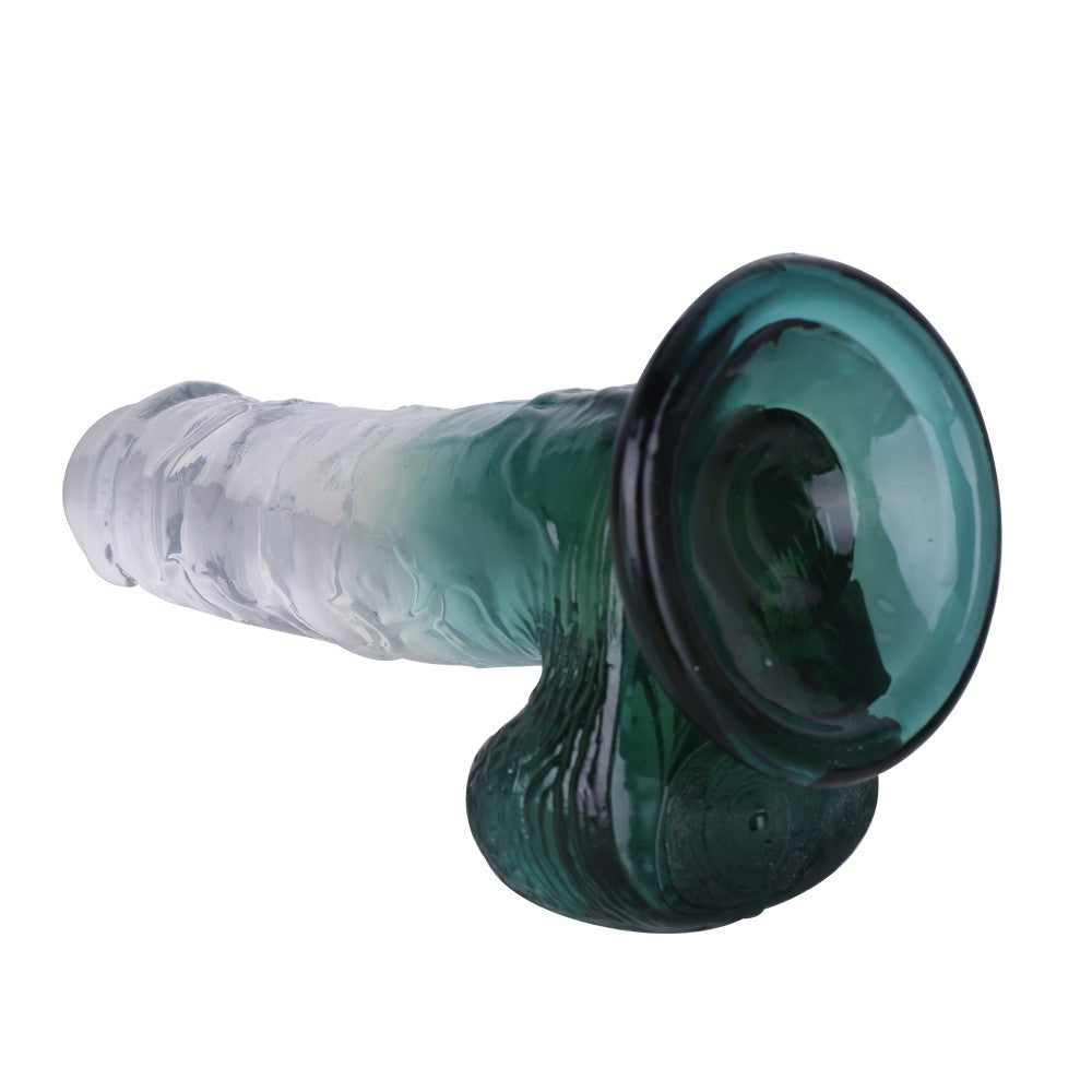 Realistic Gradient Suction Cup Dildo 8 inch