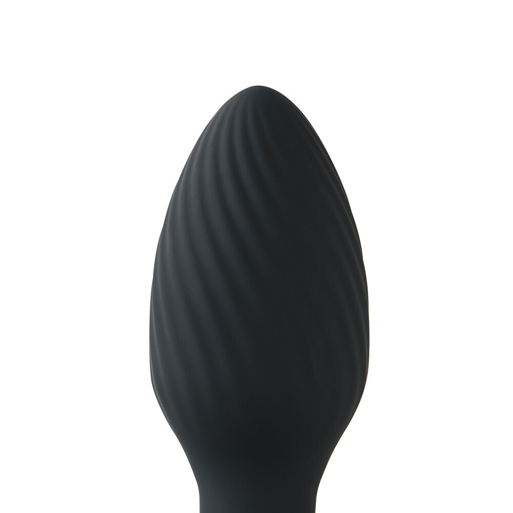 Remote Control Rechargeable Rotating & Vibrating Silicone Butt Plug 7 Function