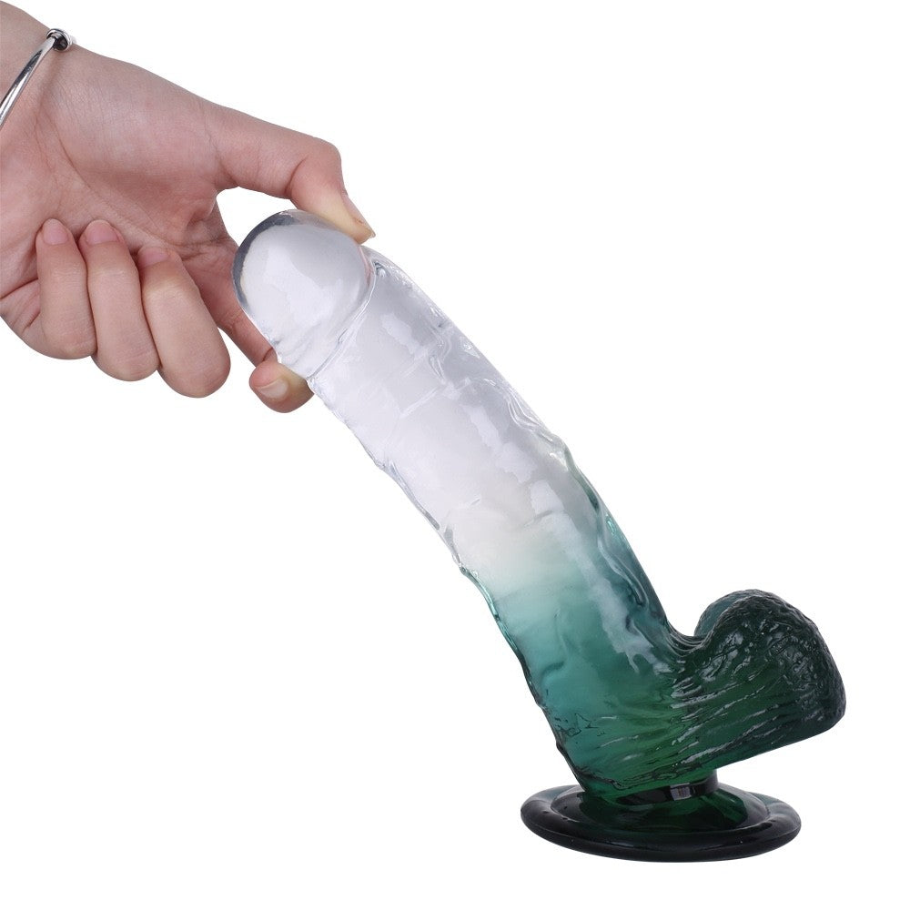 Realistic Gradient Suction Cup Dildo 8 inch