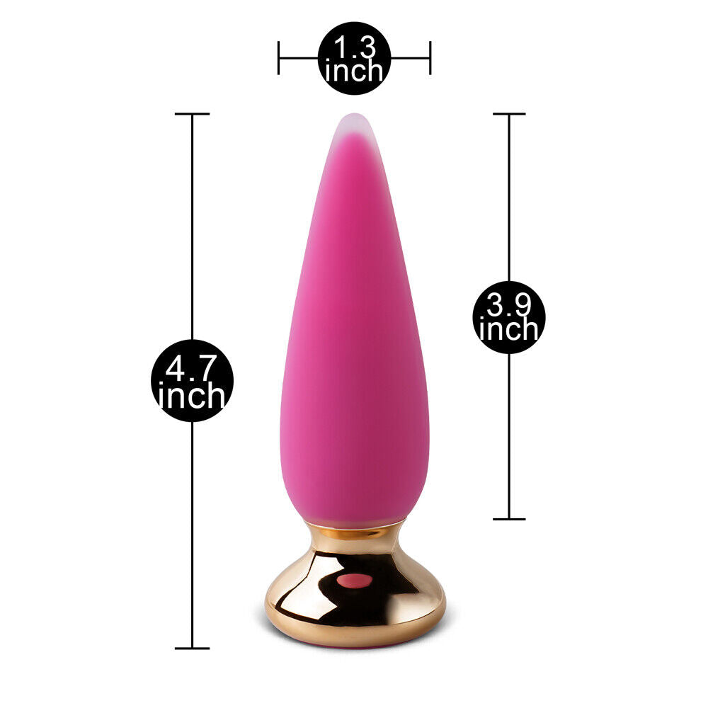 APP and Remote Control Vibrating Anal Plug, 10-Speed