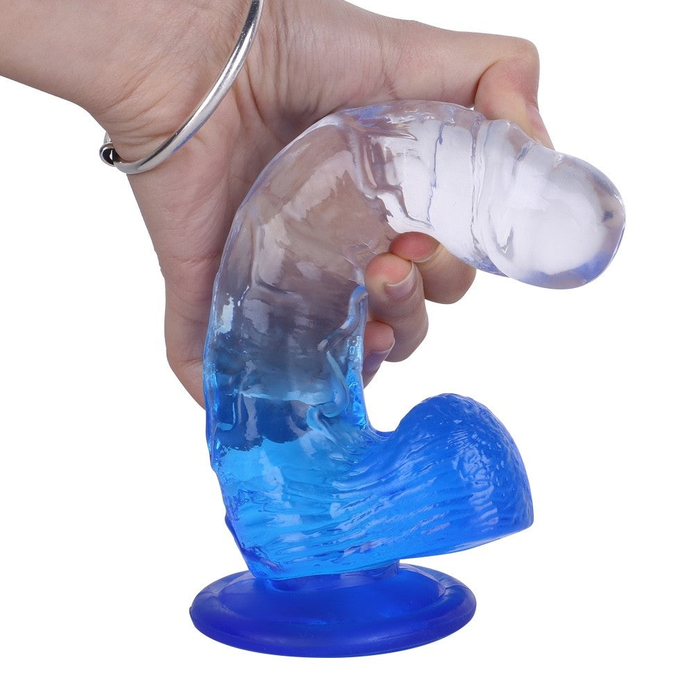Realistic Gradient Suction Cup Dildo 8 inch