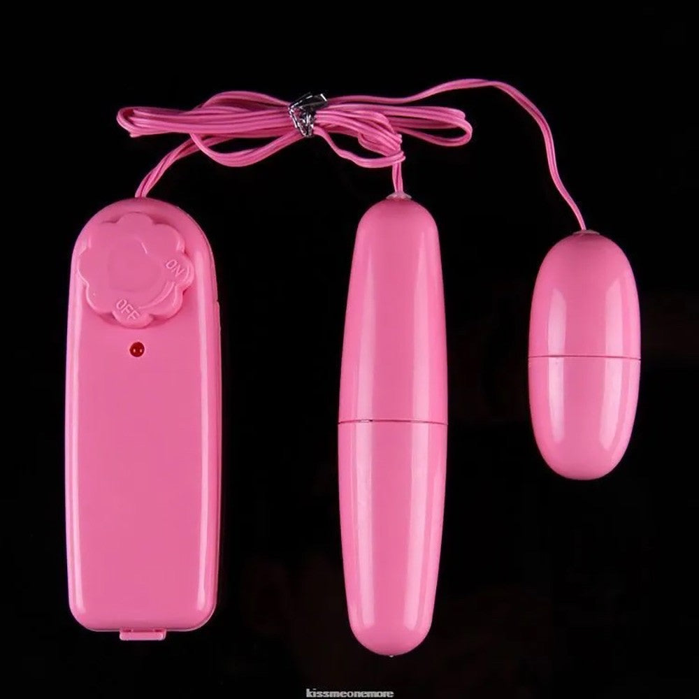 Remote Control Multi-Speed Double Love Egg & Anal Bullet Vibrator Set