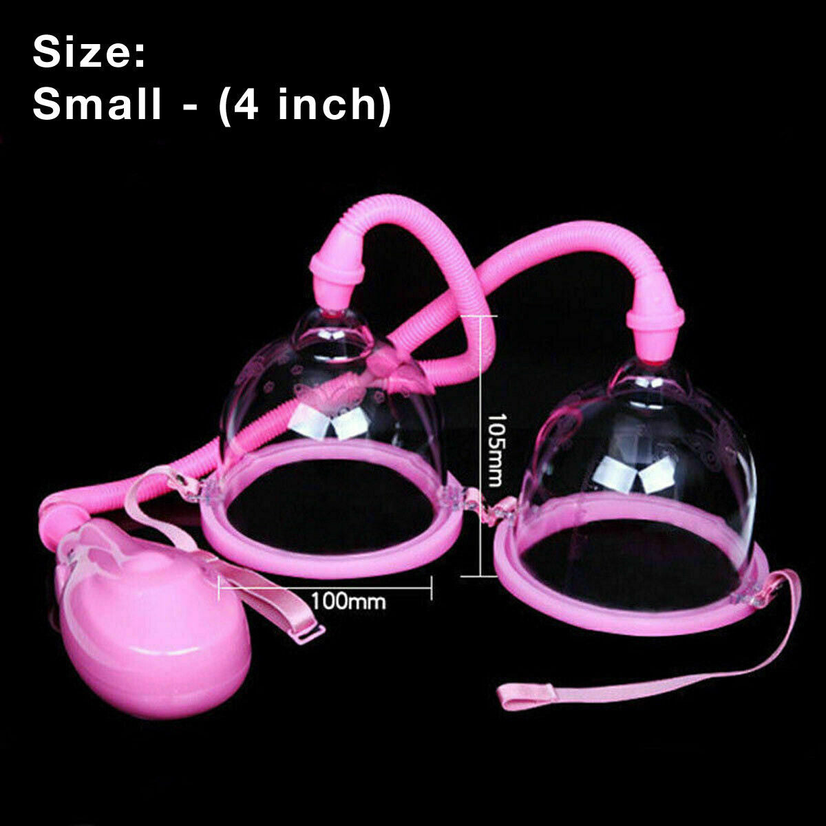 Twin Cup Breast Enlarger Pump with Electric Grip