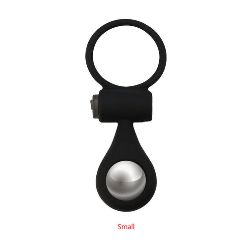 Stronger Glans Trainer Weighted Vibrating Cock Ring, Small, 1pc (Weight/Dumbells)