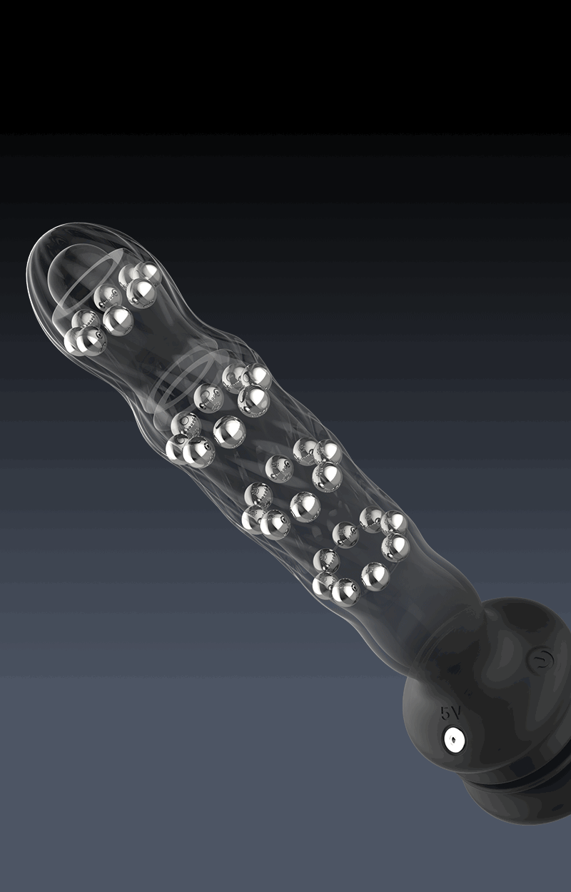 Remote Control Rechargeable Wriggling Anal Vibrator, 7 Function