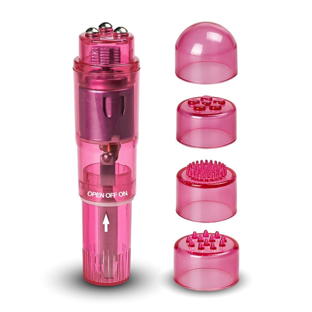 Rechargeable Pocket Rocket Clitoral Vibrator (5 Piece)