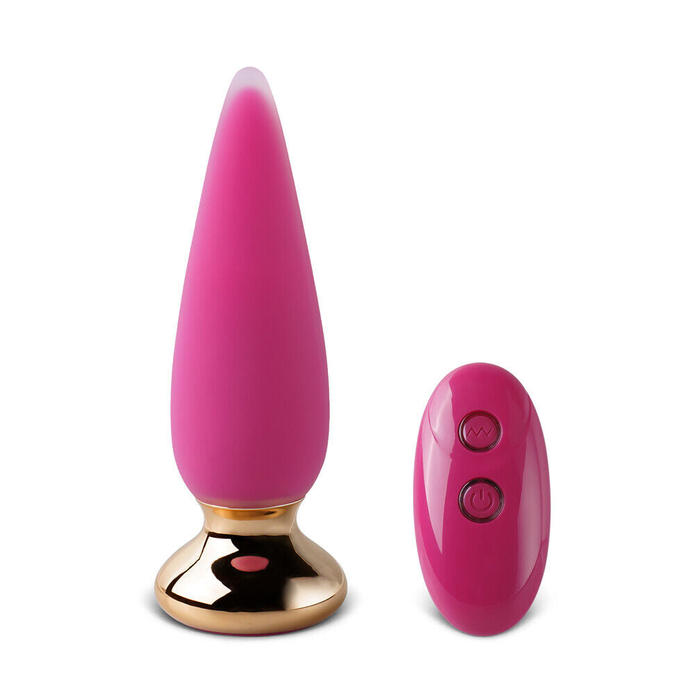 APP and Remote Control Vibrating Anal Plug, 10-Speed