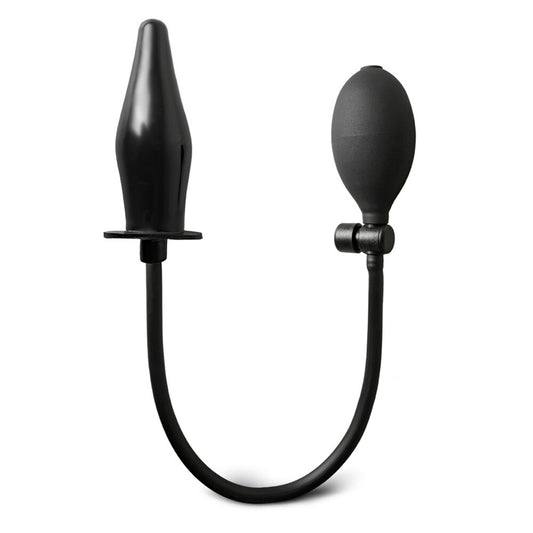 Inflatable Pump and Play Butt Plug, 4.5 inch