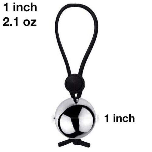 2 oz | 1 inch 1 Metal Ball Penis Weight Hanger with Quick Release