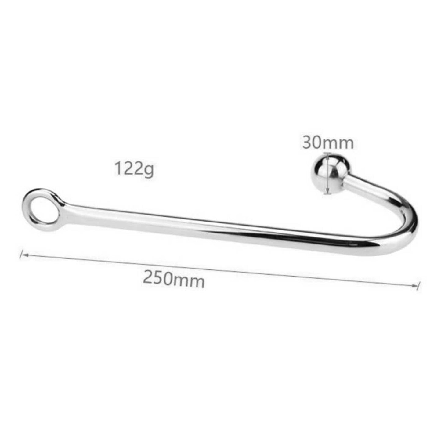 Metal Small Ball Anal Hook 9 inch