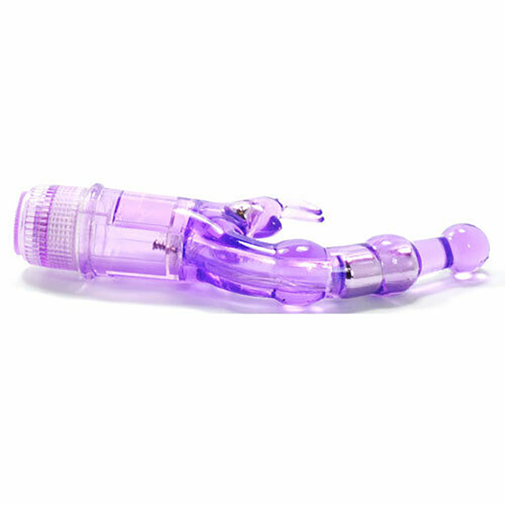 Rabbit & Beaded Vibrator 8.7 inch