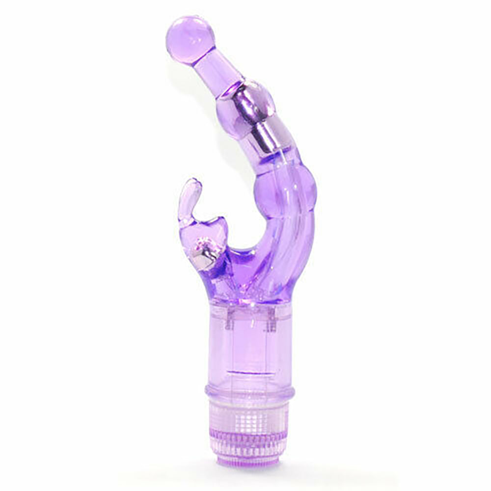 Rabbit & Beaded Vibrator 8.7 inch