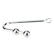 Load image into Gallery viewer, Two Ball End Stainless Steel Hook Anal Plug