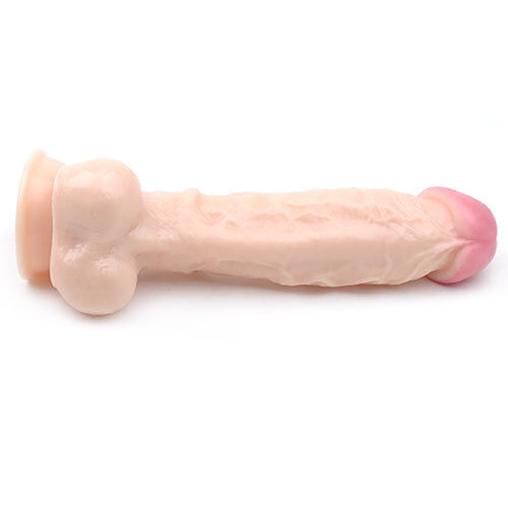 Sunction Cup Realistic Dildo with Balls 8.5 inch