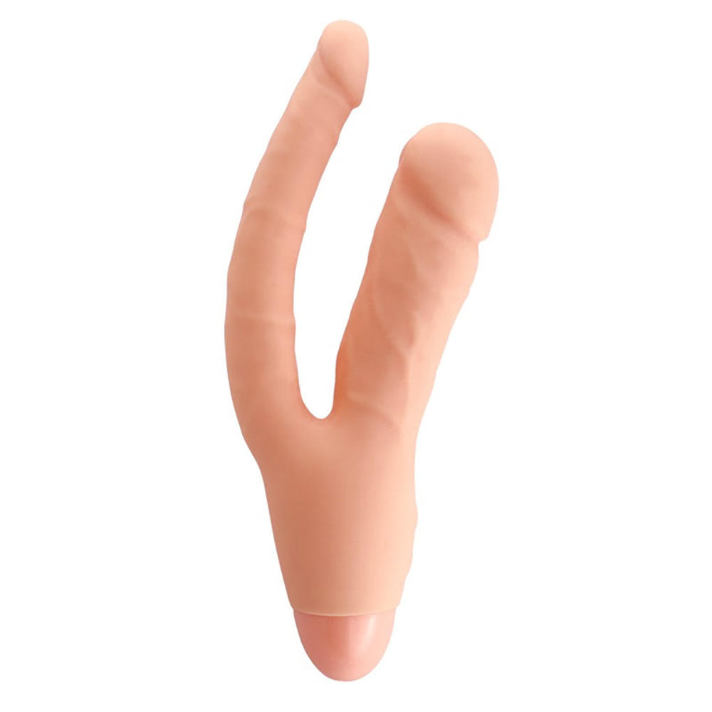 Rechargeable Double Penetration Dildo Vibrator, 10 Function