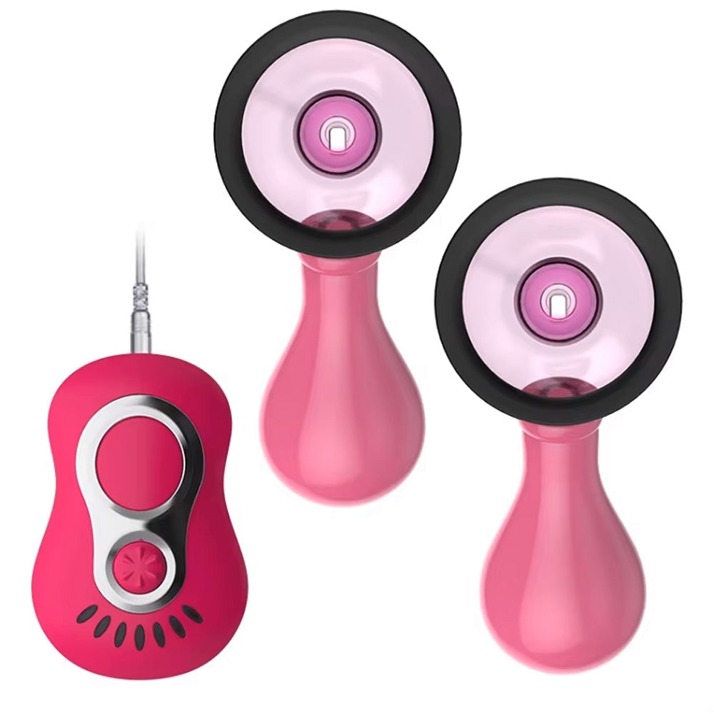 Remote Control Vibrating Nipple Suckers, 7 Function