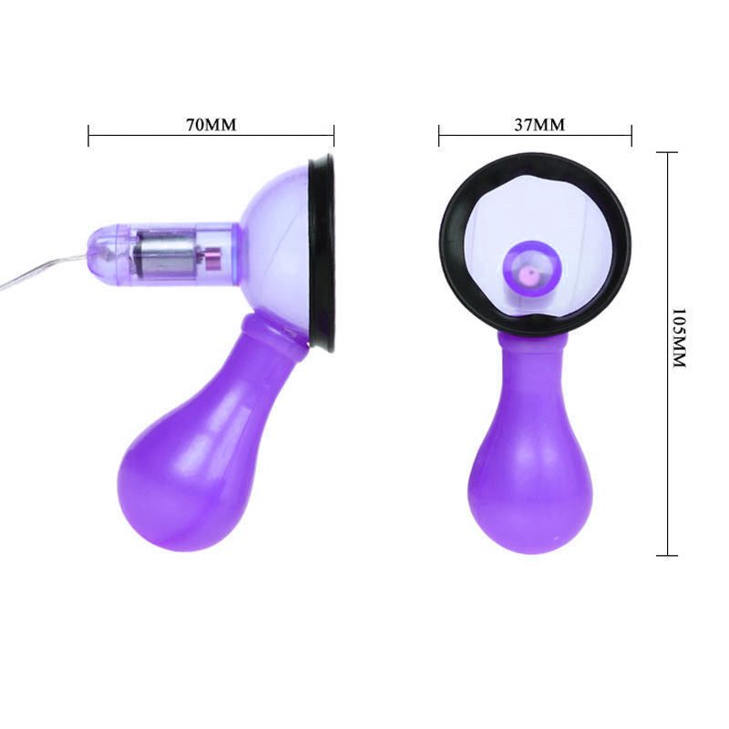 Remote Control Vibrating Nipple Suckers, 7 Function