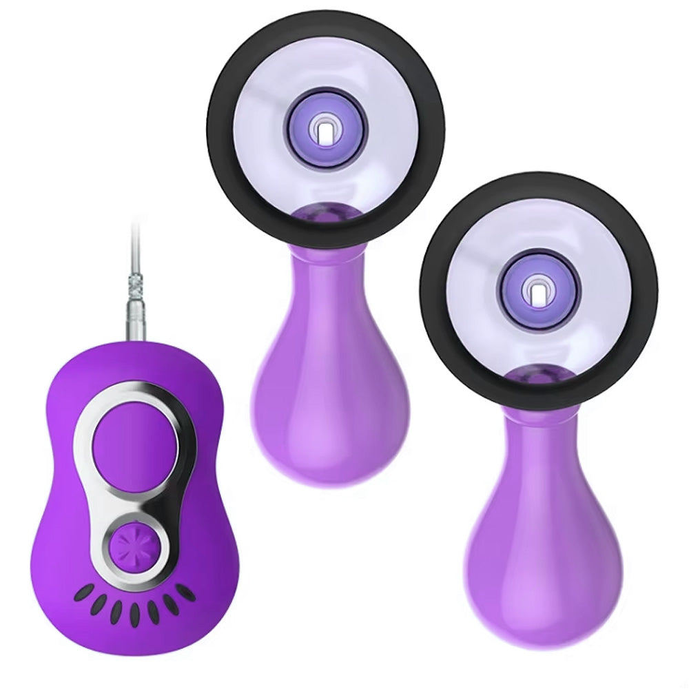 Remote Control Vibrating Nipple Suckers, 7 Function