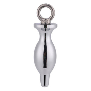 Weighted Butt Plug with Removable Pull Ring