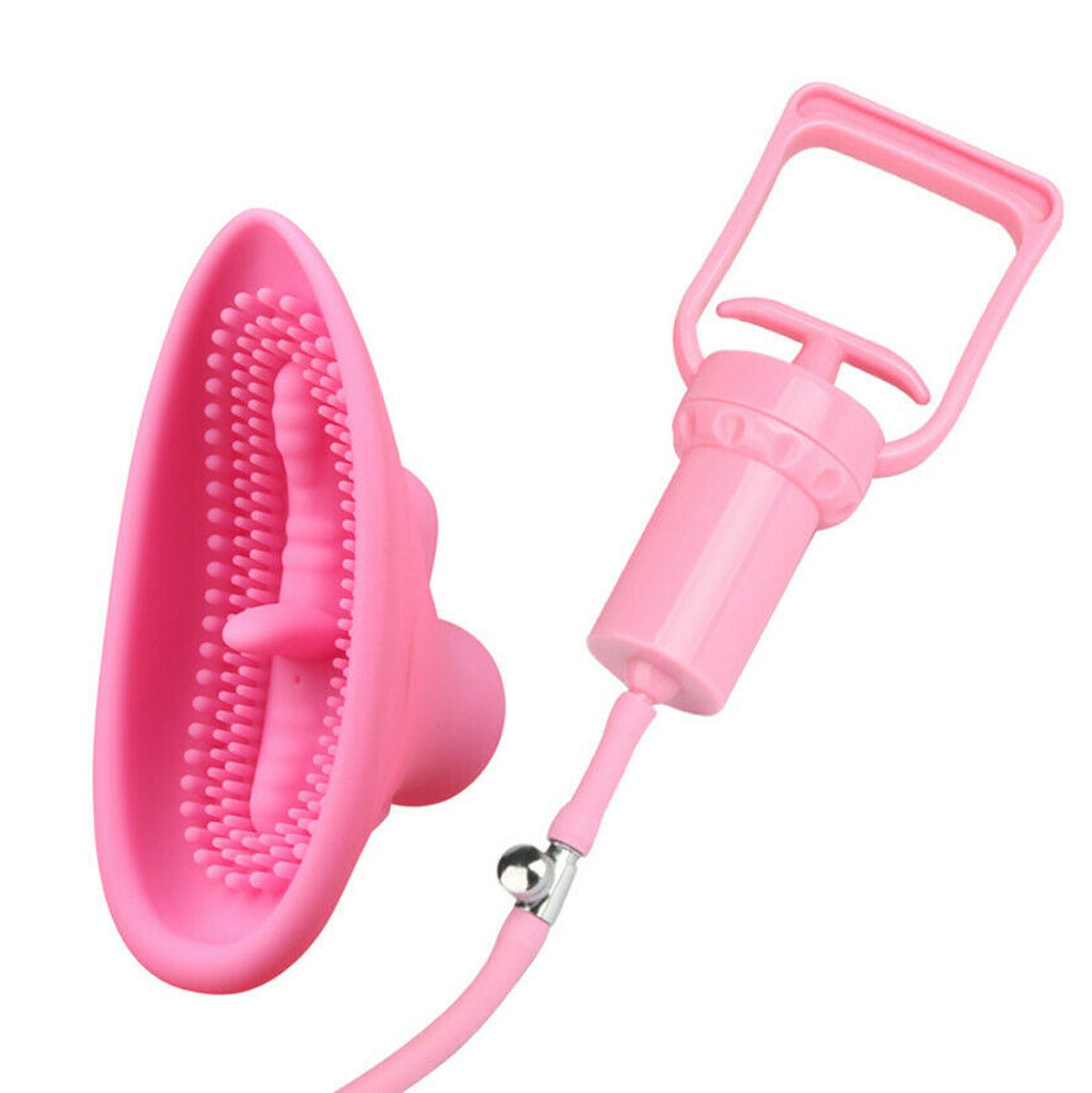 Vibrating Clitoral Tickler Pussy Pump with Trigger Grip, 10 Function