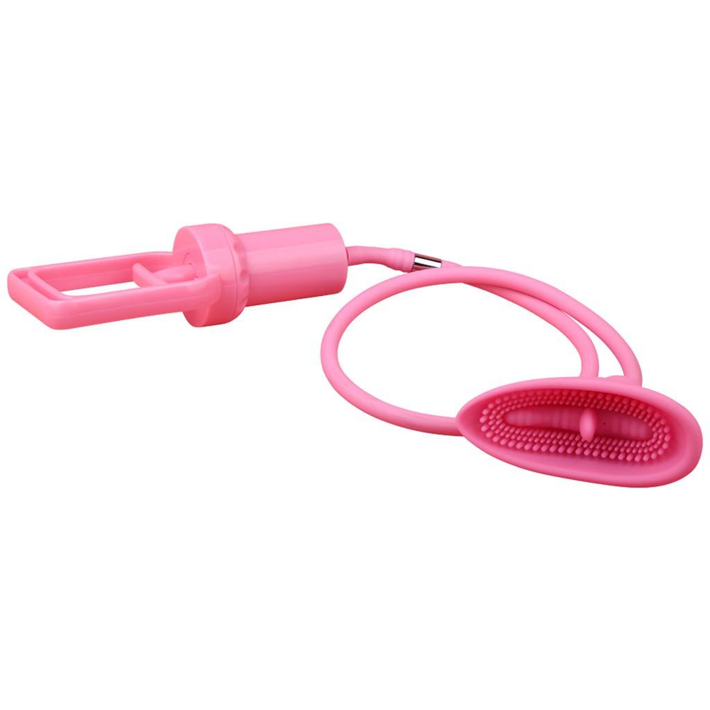 Vibrating Clitoral Tickler Pussy Pump with Trigger Grip, 10 Function