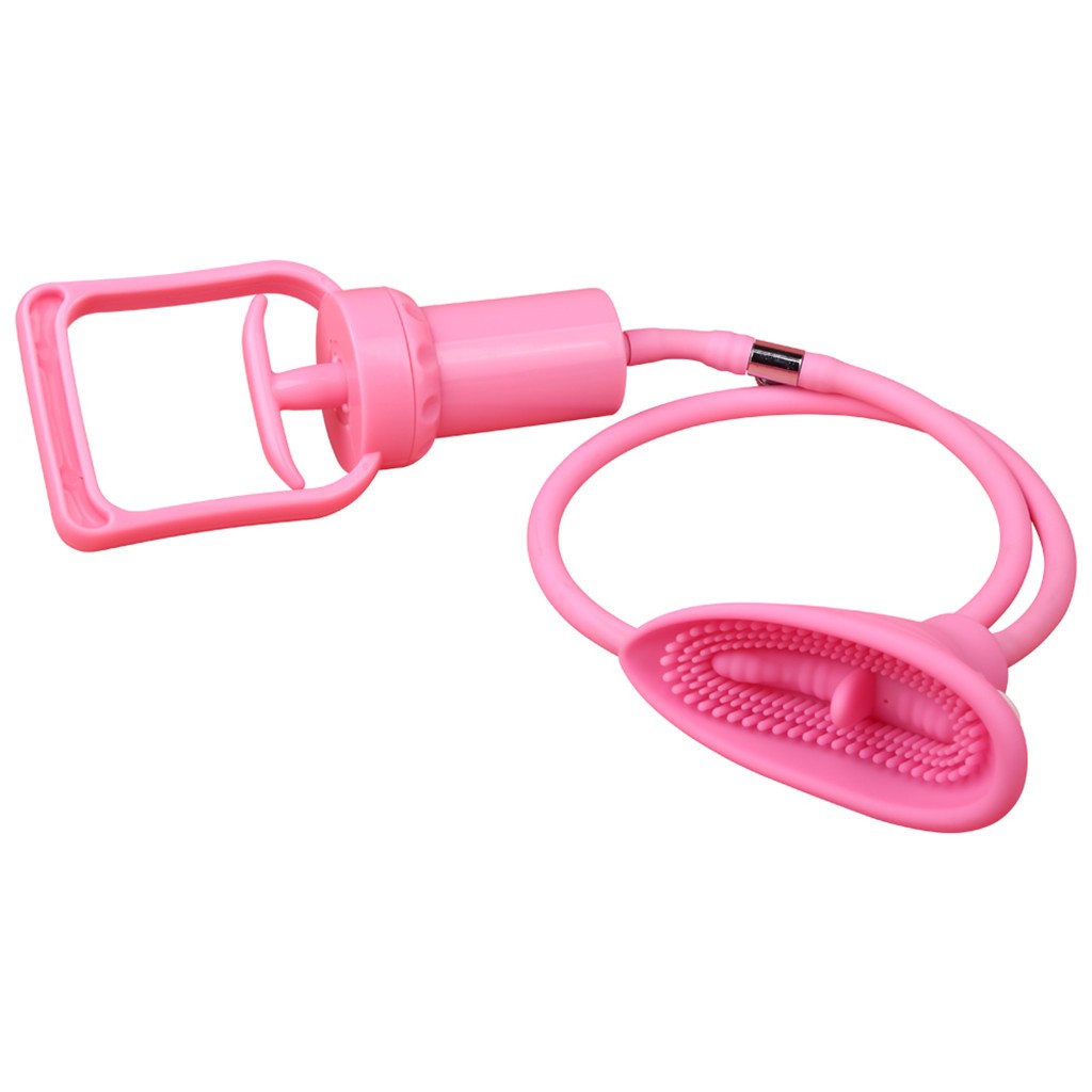 Vibrating Clitoral Tickler Pussy Pump with Trigger Grip, 10 Function