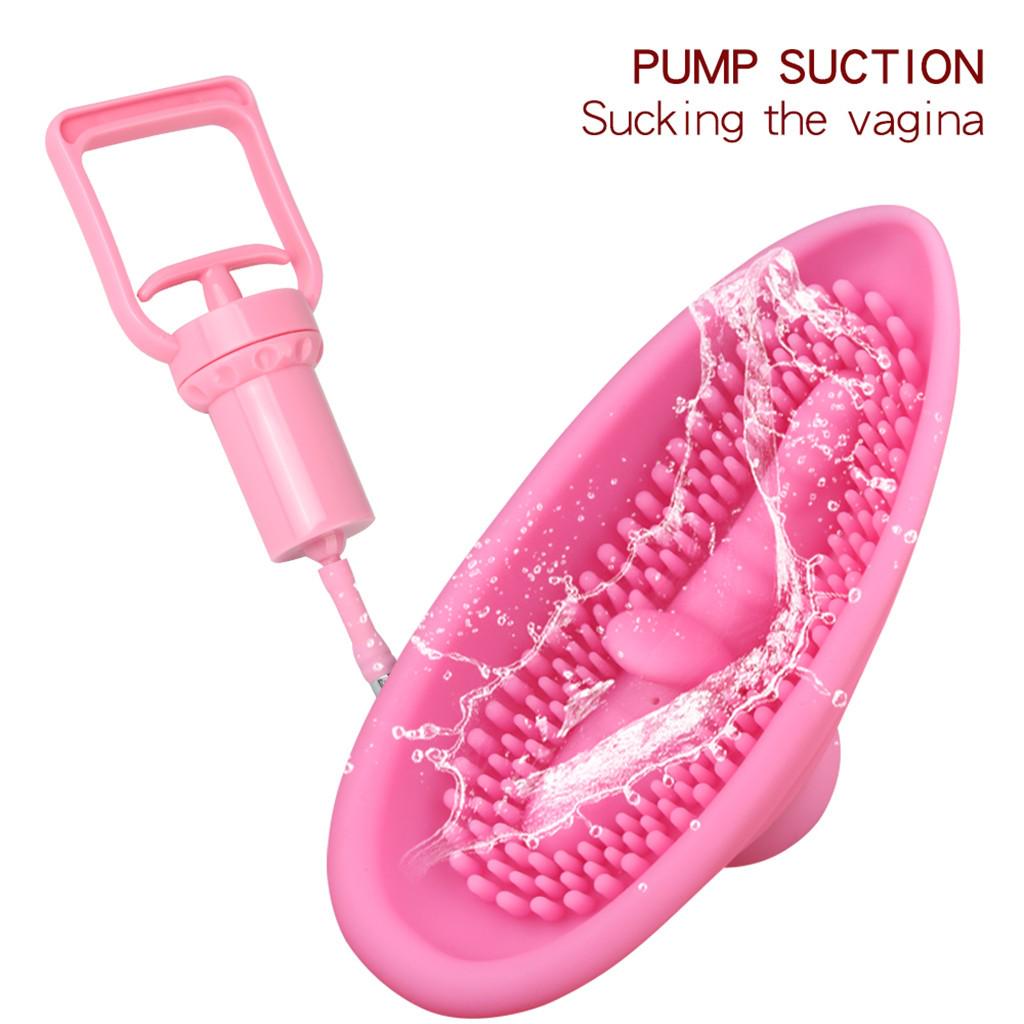 Vibrating Clitoral Tickler Pussy Pump with Trigger Grip, 10 Function