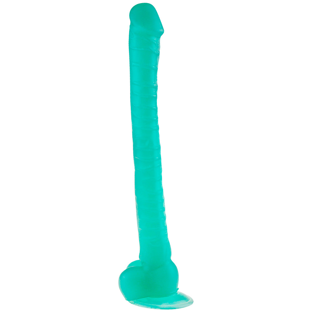 Realistic Sunction Cup Dildo with Balls 15 inch (Multiple Colors)