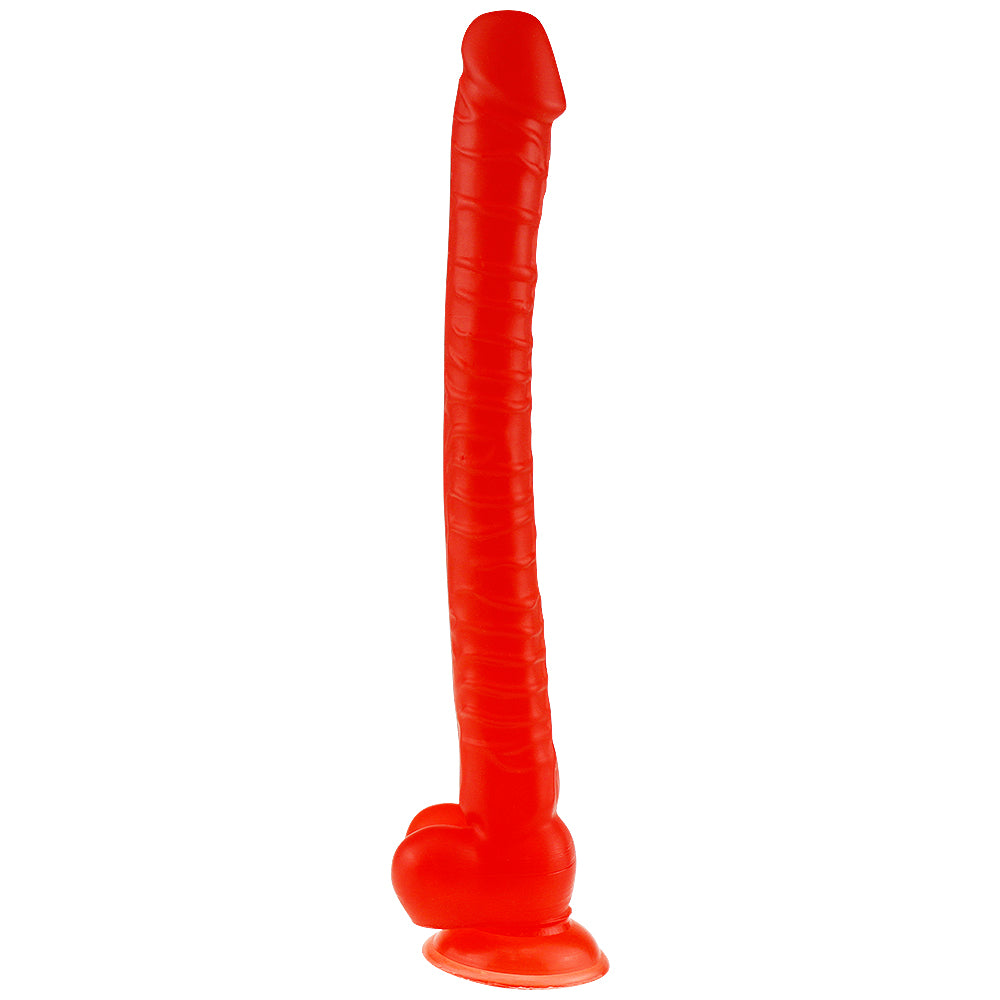 Realistic Sunction Cup Dildo with Balls 15 inch (Multiple Colors)