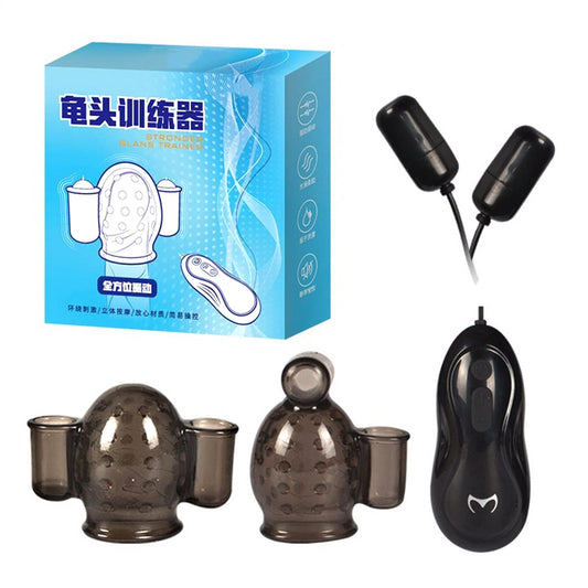 2 Bullet Penis Head Vibrator with Remote, 12 Function