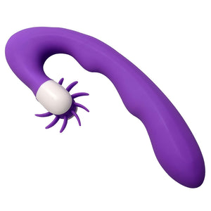 Silicone Vibrator II with Heating and Oral Sex Simulator, 20 Function