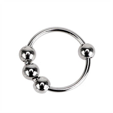 Load image into Gallery viewer, Stainless Steel 4 Ball Penis Ring (Multiple Sizes)