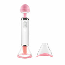Load image into Gallery viewer, 4 in 1 Rechargeable Tongue &amp; Wand Vibrator