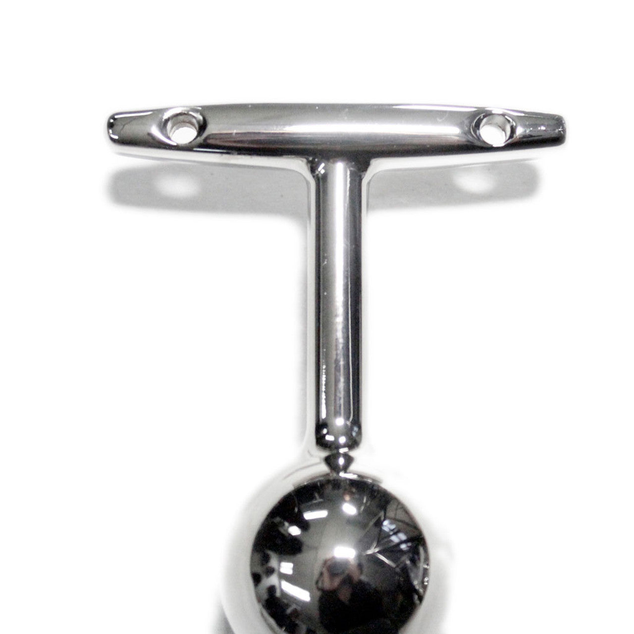 Metal 5-Ball Beaded Anal Wand with T-Handle